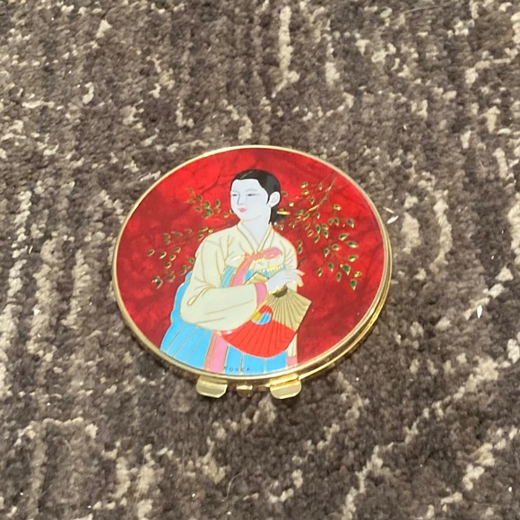 Asian design hand mirror - Picture 3 of 6